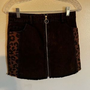 Scrap work boutique skirt, Size medium.